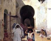 Street Scene Tangiers - 威拉德·勒罗伊·梅特卡夫